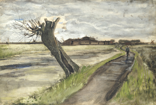 Pollard Willow, 1882 - Van Gogh Painting On Canvas